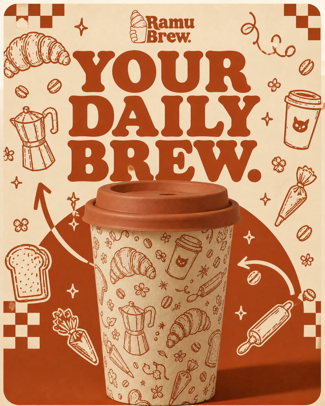 Poster Ramu Brew: Your Daily Brew