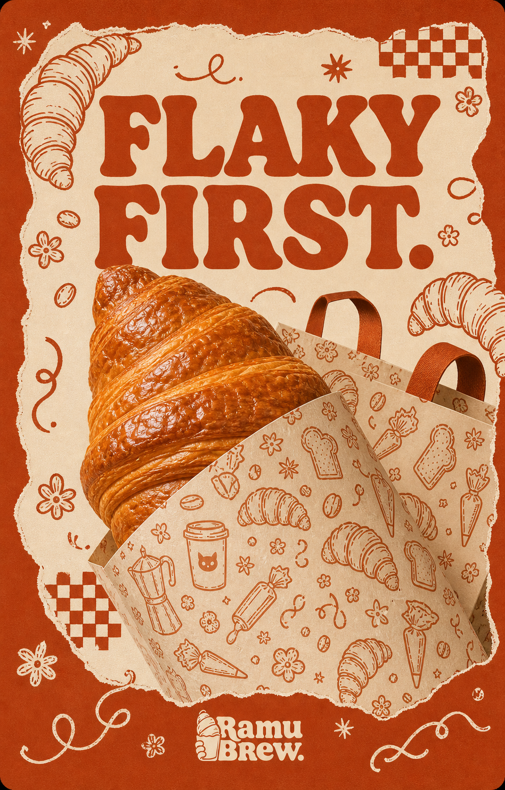 Poster Ramu Brew: Flaky First